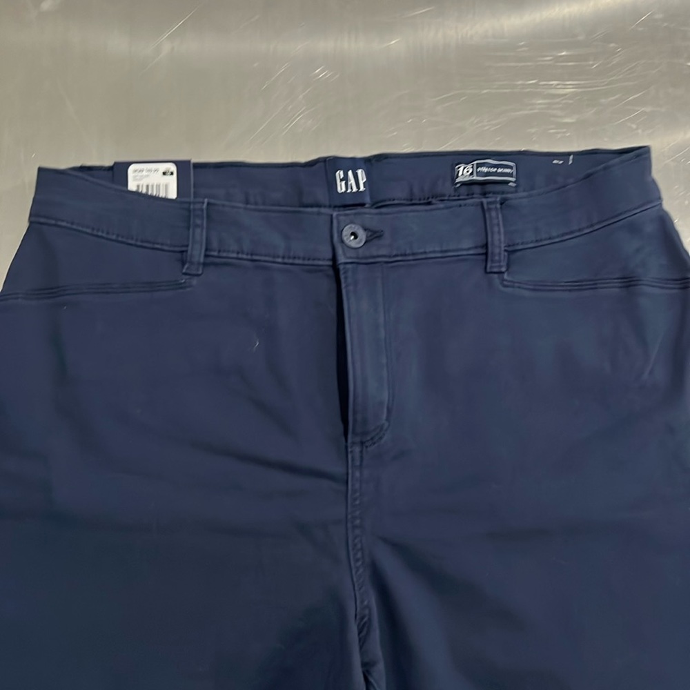 Gap Stretch Skinny Navy Size 16 NWT